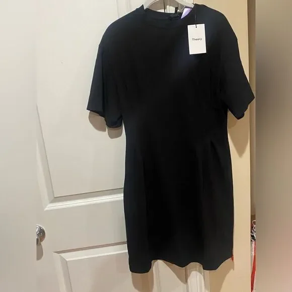 Corset Tee Dress in Stretch Modal Cotton - Picture 4 of 5